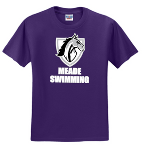 MEADE Swimming - Purple Short Sleeve Shirt