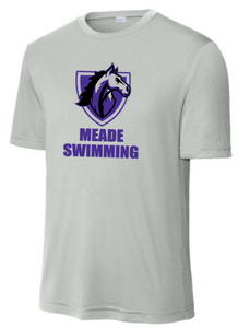 MEADE Swimming - Silver SS Performance Shirt