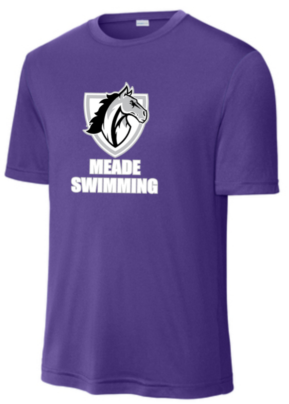 MEADE Swimming - Purple SS Performance Shirt