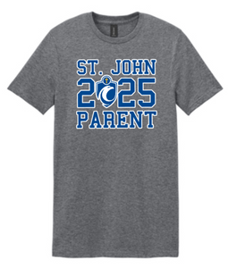St. Johns - 2025 - 8th Grade Parent Shirt (Heather Grey)