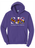 St. Joseph - MD Flag Hoodie Sweatshirt (Orange, Purple Yellow, Red or White) (YOUTH or ADULT)