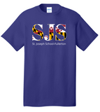 St. Joseph - MD Flag SS T Shirt (Purple, Orange Yellow, Red or White) (YOUTH OR ADULT)