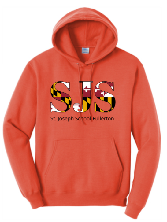 St. Joseph - MD Flag Hoodie Sweatshirt (Orange, Purple Yellow, Red or White) (YOUTH or ADULT)