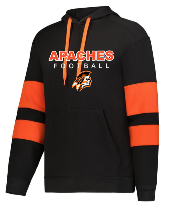 Apaches Football - Black and Orange Jackson Hoodie