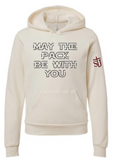 St. Joseph - MAY THE PACK BE WITH YOU - YOUTH Bella Canvas Hoodie - (Black, Mauve, Grey or Ivory)