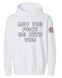 St. Joseph - MAY THE PACK BE WITH YOU - Adult Comfort Colors Hoodie - (White, Black, Grey, Pepper, Butter)