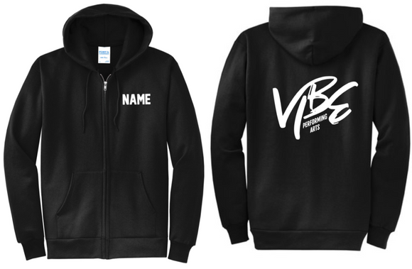 Vibe - Full Zip Hoodie (Youth, Lady or Unisex)