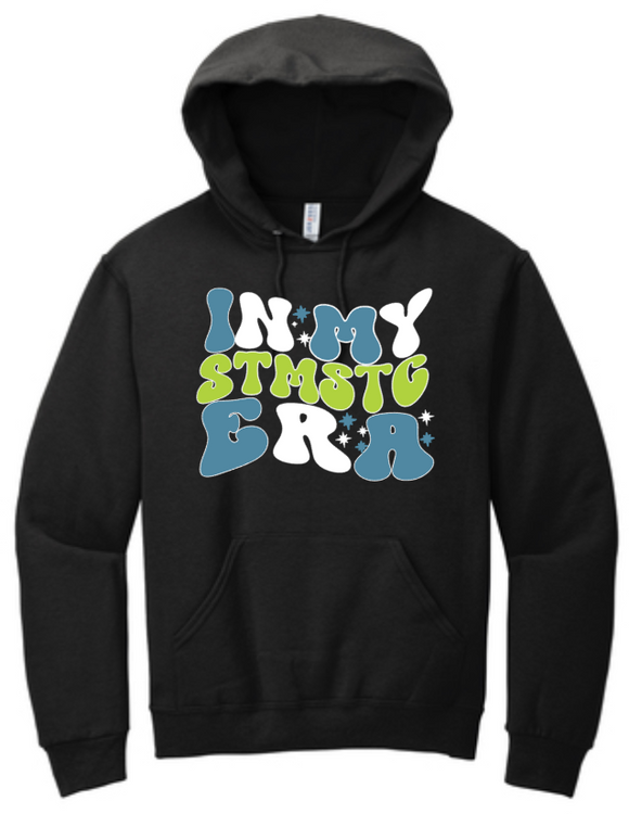 STMSTC - IN MY STMSTC ERA - Black Hoodie Sweatshirt (Youth and Adult)