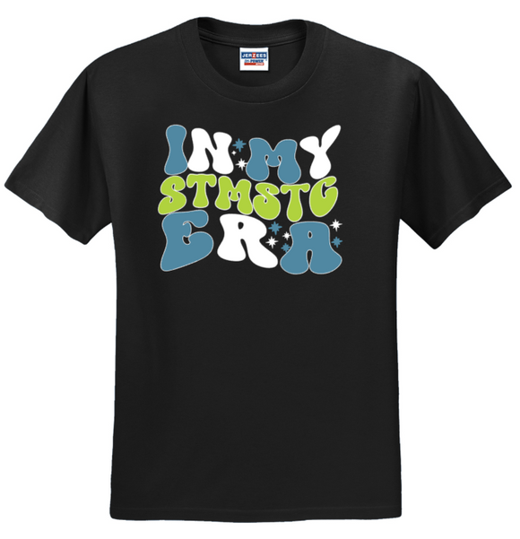 STMSTC - IN MY STMSTC ERA - Black Short Sleeve Shirt (Youth or Adult)