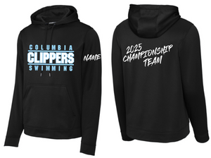 CAA 2025 Champ - Black Performance Hoodie Sweatshirt (Youth or Adult)