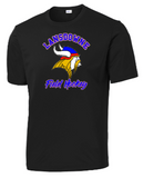 LHS Vikings - Official Black Performance Short Sleeve Shirt - ALL FALL SPORTS, PICK YOUR SPORT