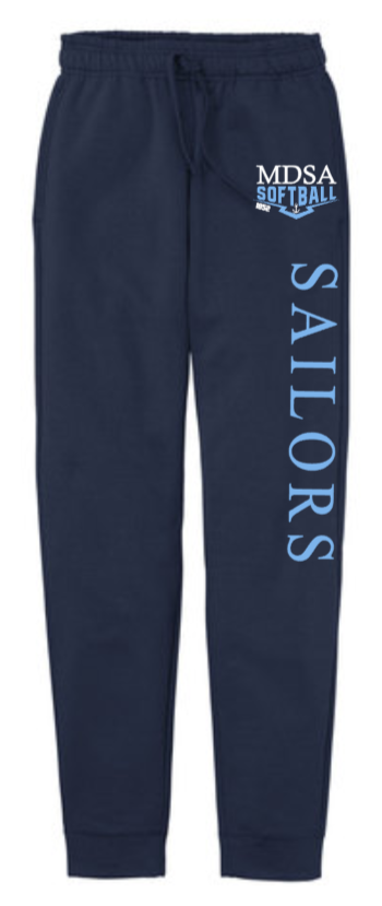 MDSA Softball - Navy Blue Jogger Sweatpants