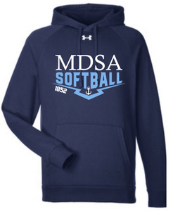 MDSA Softball - Classic - Navy Blue Under Armour Hoodie