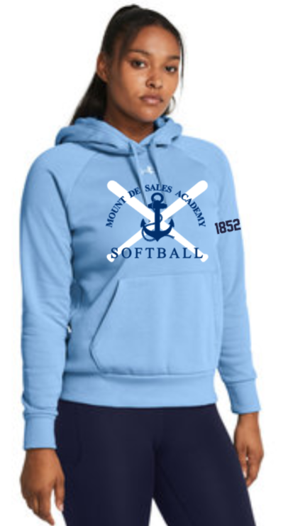 MDSA Softball - Official - LADY Carolina Blue Under Armour Hoodie