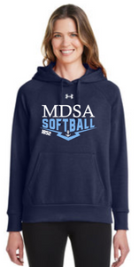 MDSA Softball - Classic - LADY Navy Blue Under Armour Hoodie