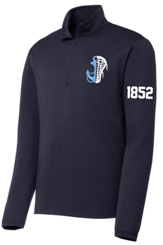 MDSA Lax - Anchor Navy Blue 1/4 Zip (Men's or Lady)