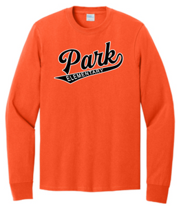 Park Elementary - Baseball Long Sleeve Shirt (Youth and Adult)