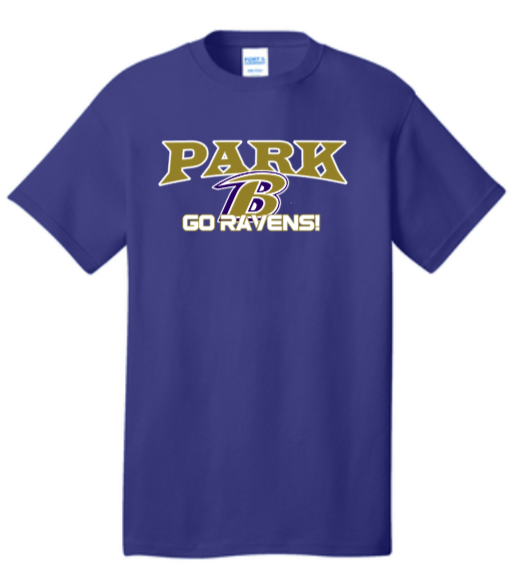 Park Elementary - Football SS T Shirt (Youth and Adult)