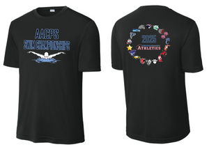 2025 AACPS SWIM CHAMPS - Black SS Performance Shirt