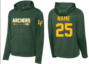 LF ARCHERS - Green Official Performance Hoodie Sweatshirt