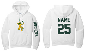 LF ARCHERS - Archery - White Hoodie Sweatshirt