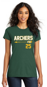 LF ARCHERS - Official - Green Lady Short Sleeve (District)