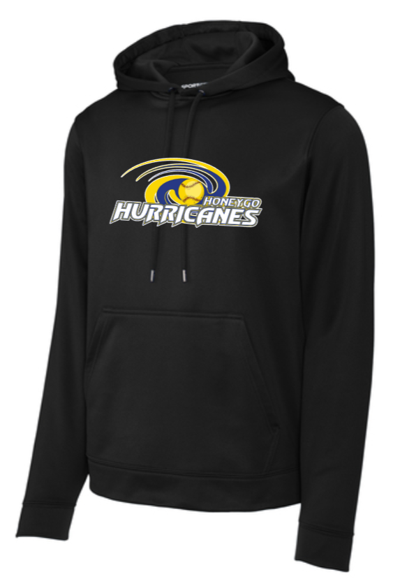 Honeygo Hurricanes - Official Blackout Performance Hoodie Sweatshirt