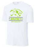 Waverly Watercats - Watercats Performance Short Sleeve T Shirt (Black, Green, or White)