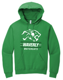 Waverly Watercats - Watercat Hoodie Sweatshirt (Green, White or Black)