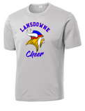 LHS Vikings - Official Grey Performance Short Sleeve Shirt - ALL FALL SPORTS, PICK YOUR SPORT