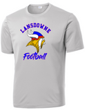 LHS Vikings - Official Grey Performance Short Sleeve Shirt - ALL FALL SPORTS, PICK YOUR SPORT