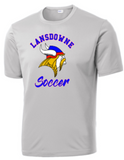 LHS Vikings - Official Grey Performance Short Sleeve Shirt - ALL FALL SPORTS, PICK YOUR SPORT