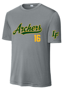 LF ARCHERS - Grey SS Performance Shirt