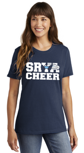 SRYA CHEER - Navy Blue SS T Shirt (Lady)