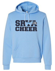 SRYA CHEER - Cozy Carolina-Blue Hoodie (Bella Canvas)