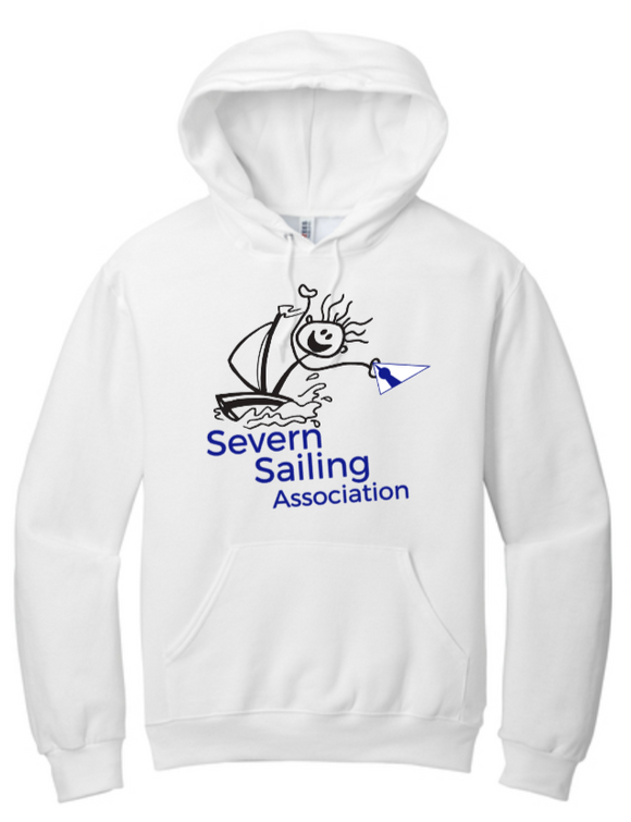 Severn Sailing - White Sailor Hoodie Sweatshirt