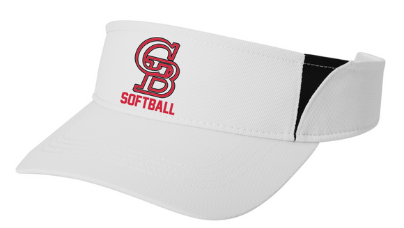 Glen Burnie Softball  - White Sport Tek Visor