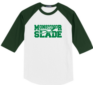 MSCS - Runner White and Green Raglan Jersey