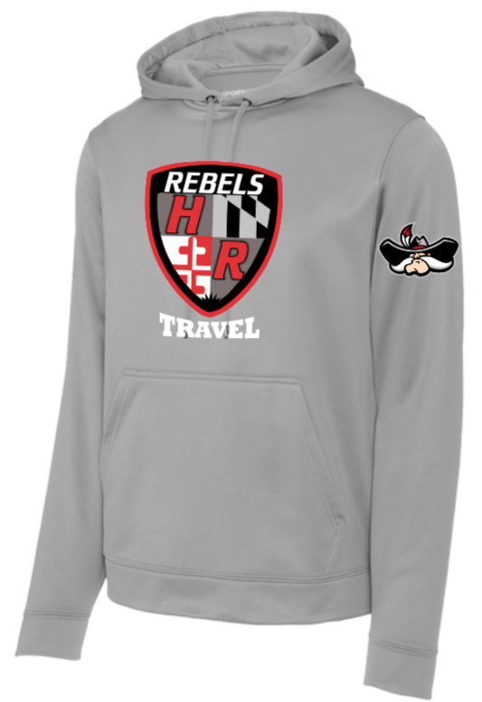 Harundale Travel - Silver Performance Hoodie Sweatshirt