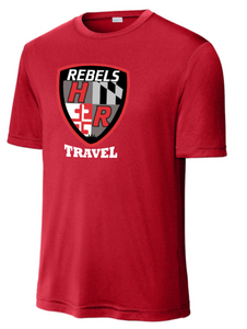 Harundale Travel - Red Performance Short Sleeve T Shirt