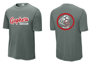 GB Soccer - Gopher Performance Short Sleeve Shirt (Grey Concrete)