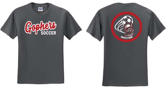GB Soccer - Gopher Short Sleeve Shirt (Charcoal)