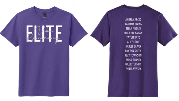 Vibe Dance - Elite Company - Purple District Short Sleeve Shirt