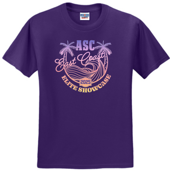 ASC 2025 ISCA - Purple with Gradient SS Cotton/Poly Shirt