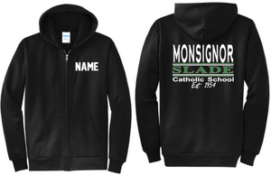 MSCS - Official Black Zip Up Hoodie Sweatshirt