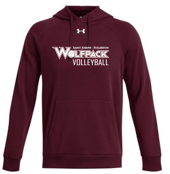 St. Joseph - Wolfpack Under Armour Maroon Hoodie (Pick your SPORT)