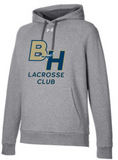 Blue Heron Lax - Letter Logo - Under Armour Hoodie (Grey or White)