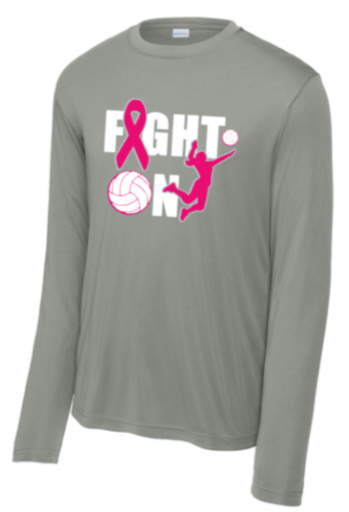 Southern Dig - Fight On - Grey Concrete Performance Long Sleeve Shirt