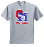 OM Patriots - Football Short Sleeve T Shirt (Red, White or Grey)