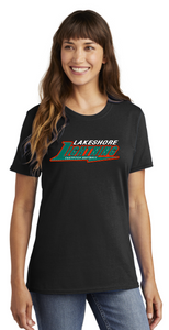 Lightning Softball - Black SS T Shirt (Lady)